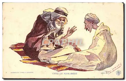 Algerie Cartes postales Illustrateur chez le marabout