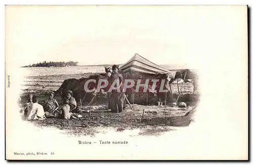 Algerie Biskra Cartes postales TEnte nomade