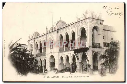 Algerie Alger Cartes postales Palais d&#39ete du gouverneur