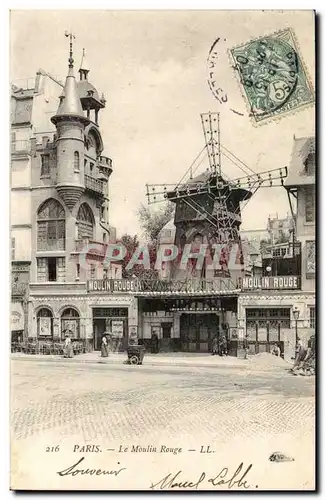 Paris Cartes postales Moulin rouge