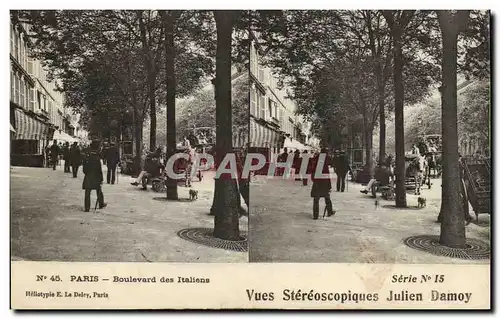 Paris Cartes postales Boulevard des Italiens