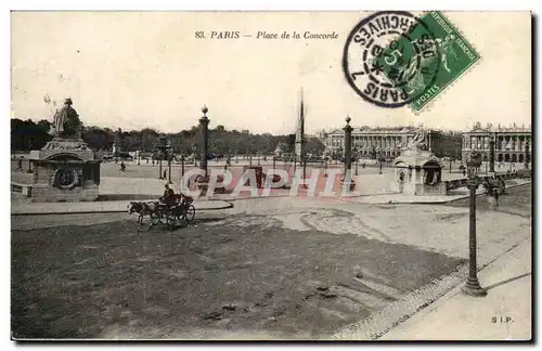 Paris Cartes postales Place de la Concorde