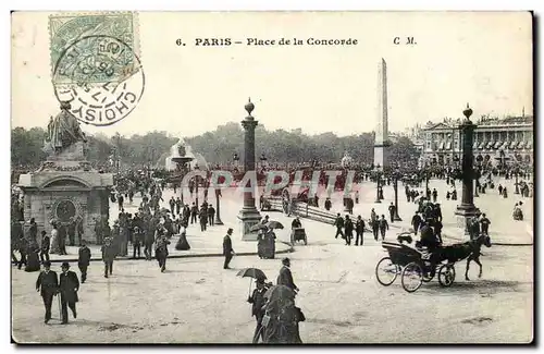 Paris Cartes postales Place de la concorde