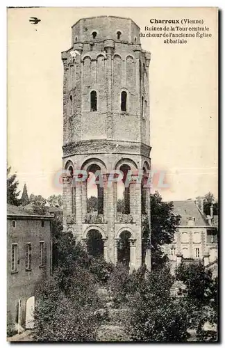 Charroux Ansichtskarte AK Ruines de la Tour centrale du choeur de l&#39ancienne eglise abbatiale