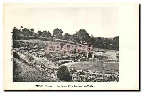 SAnxay Ansichtskarte AK Les ruines gallo romaines du theatre