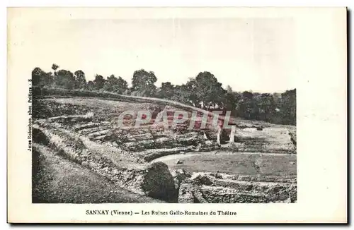 SAnxay Cartes postales Les ruines gallo romaines du theatre