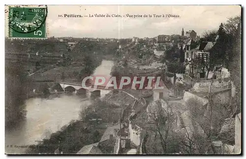 Poitiers Cartes postales La vallee du Clain Vue prise de la tour a l&#39oiseau