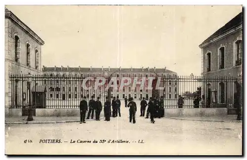 Poitiers Cartes postales La caserne du 33eme d&#39artillerie