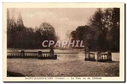 Saint Julien sur l'ars Cartes postales Le parc vu du chateau