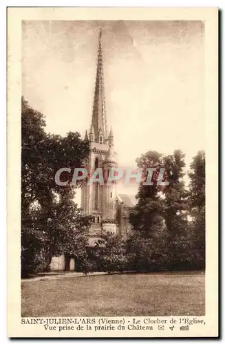 Saint Julien sur l&#39ars Cartes postales Le clocher de l&#39eglise