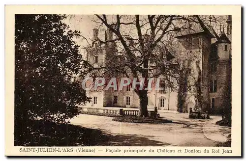 Saint Julien sur l&#39ars Cartes postales Facade principale du chateau et donjon ru roi Jean
