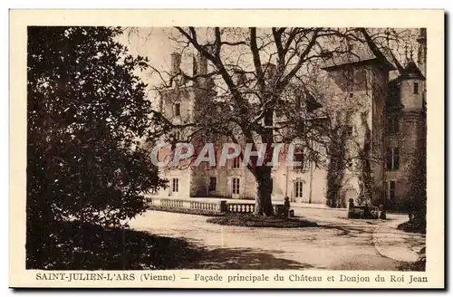 Saint Julien sur l'ars Cartes postales Facade principale du chateau et donjon ru roi Jean