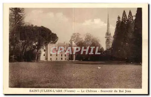 Saint Julien sur l&#39ars Cartes postales Le chateau Souvenir du roi Jean
