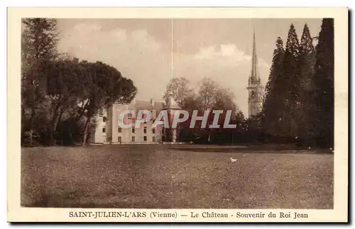 Saint Julien sur l'ars Cartes postales Le chateau Souvenir du roi Jean