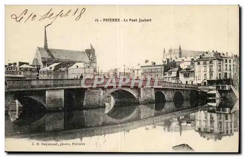 Poitiers Ansichtskarte AK Le pont Joubert