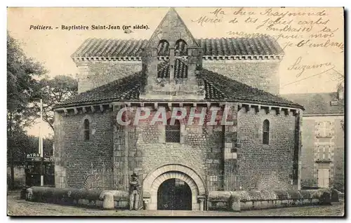 Poitiers Cartes postales Baptistere Saint Jean (4eme)