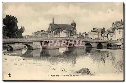 Poitiers Ansichtskarte AK Pont Joubert