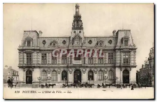 Poitiers Cartes postales Hotel de ville (ecole Beaux Arts Exposition)