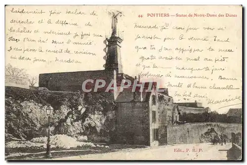 Poitiers Cartes postales Statue de Notre Dame des Dunes