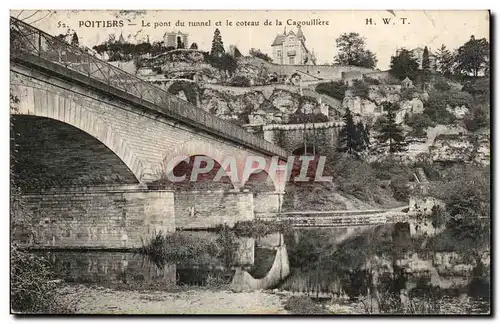 Poitiers Cartes postales Le pont du tunnel et le coteau de la CAgouilliere