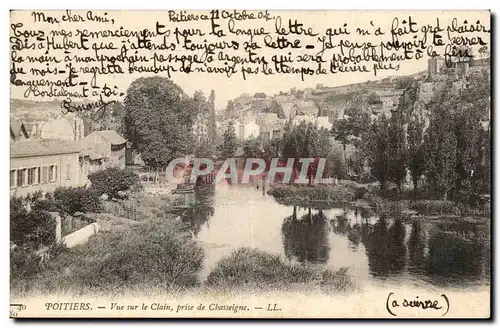 Poitiers Cartes postales Vue le Clain Prise de Cahsseigne