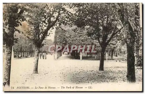 Poitiers Cartes postales Le parc de Blossac