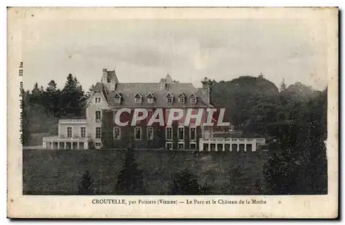 Croutelle Cartes postales Le parc et le chateau de la Mothe