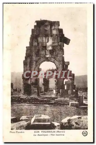 Maroc Volubilis Cartes postales La basilique