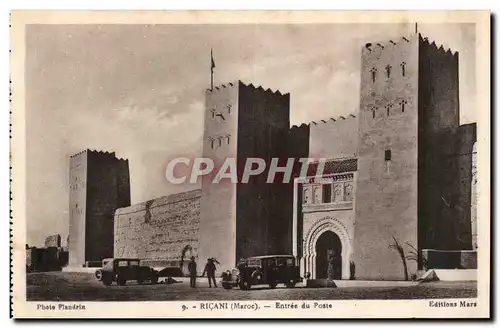 Maroc Ricani Cartes postales Entree du poste