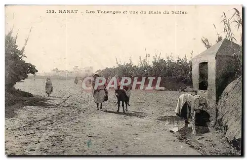 Maroc Rabat Cartes postales Les Touargas et vue du blais du sultan