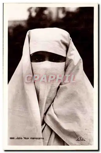 Maroc Ansichtskarte AK Jolis yeux marocains (femme)