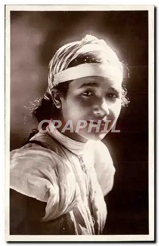 Maroc Cartes postales Types Enfant attentive
