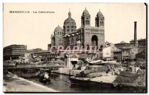 Marseille Cartes postales La cathedrale