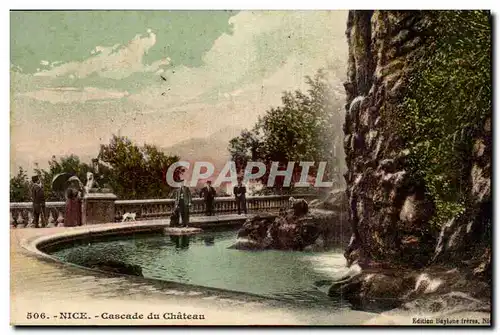 Nice Cartes postales Cascade du chateau