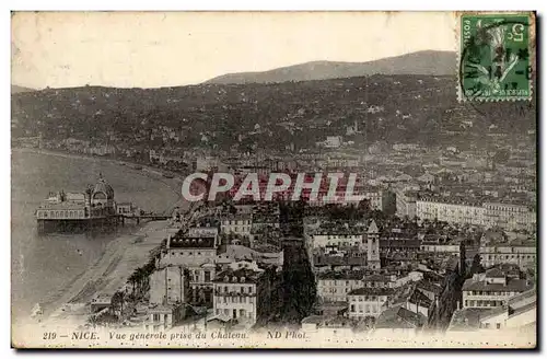 Nice Cartes postales Vue generale prise du chateau