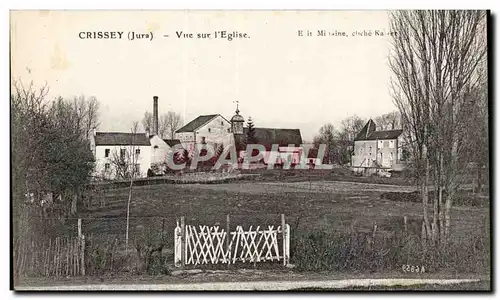 Crissey Ansichtskarte AK Vue sur l&#39eglise