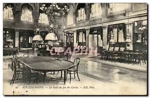 Aix les Bains Ansichtskarte AK La salle de jeu du cercle