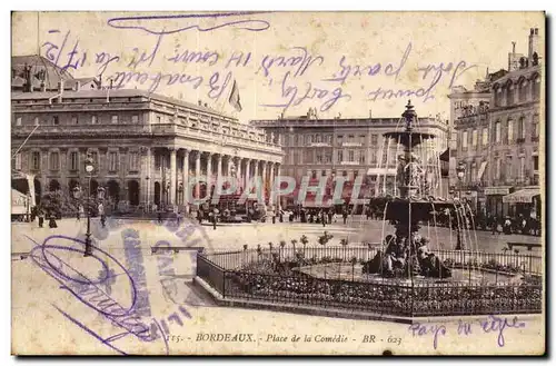 Bordeaux Cartes postales Place de la Comedie