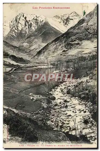 Vallee du Vic Dessos et massif du montcalm Cartes postales