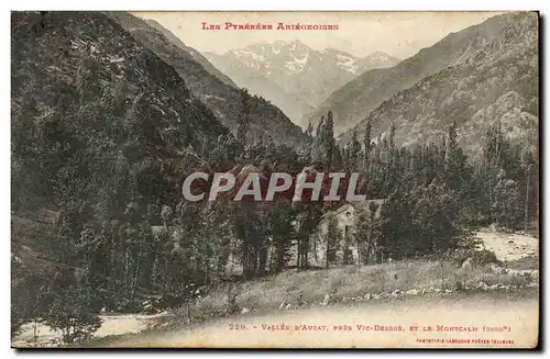 Cartes postales Vallee d&#39Auzat pres Vic Dessos et le montcalm