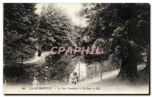 La Bourboule Cartes postales le parc Fenestre Le lac