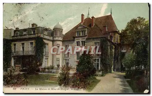 Vichy Cartes postales La maison de Mme de SEvigne