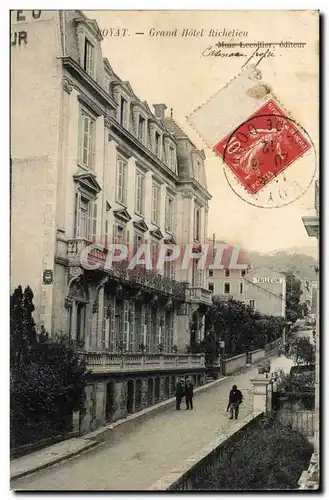 Royat Cartes postales Grand hotel Richelieu