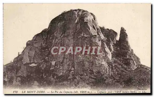 Le Mont Dore Cartes postales Le pic du Capucin