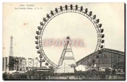 Paris Cartes postales La grande roue