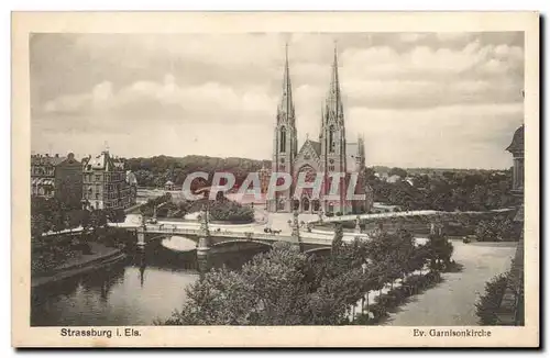 Strassburg Strasbourg Cartes postales Ev Garnisonkirche