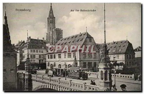 Strassburg Strasbourg Cartes postales an der Rabenbrucke