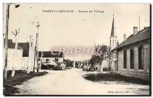 Pagny le Chateau Cartes postales Entree du village