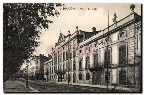 Macon Cartes postales Hotel de ville