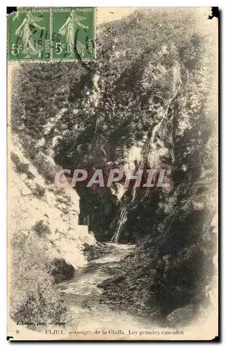 Algerie Blida Cartes postales Gorges de la Chiffa LMes grandes cascades